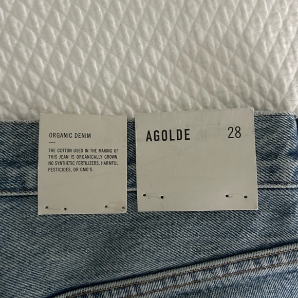 Agolde Criss Cross Upsized Shorts size 28 - Picture 2 of 4